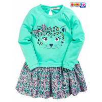20-83502 "КОШЕЧКА" Платье, 2-6 лет, ментоловый 20-83502 "КОШЕЧКА" Платье, 2-6 лет, ментоловый